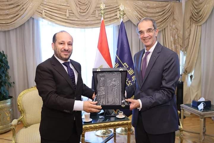 وزير الاتصالات يستقبل نظيره اليمني لبحث التعاون المشترك في مجال الاتصالات وتكنولوجيا المعلومات