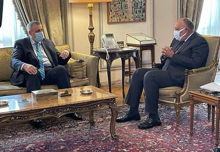 سامح شكري يستقبل مبعوث الأمم المتحدة الخاص إلى ليبيا