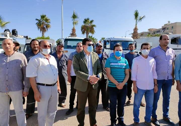 رئيس جهاز تنمية مدينة برج العرب الجديدة يتفقد استعدادات مواجهة الأمطار خلال الشتاء