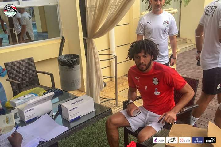 المنتخب الوطنى يؤدى تدريبه الأخير «بلواندا» استعداداً لمباراة أنجولا