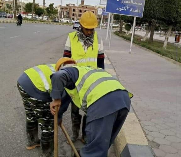 أجهزة المدن الجديدة تواصل التعامل مع الأمطار وموجة الطقس السيء