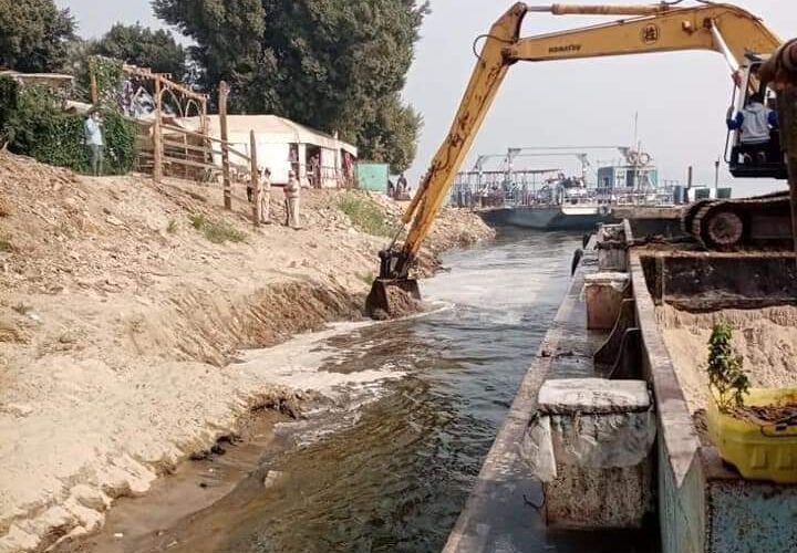 إزالة 16352 تعدي على نهر النيل والترع والمصارف