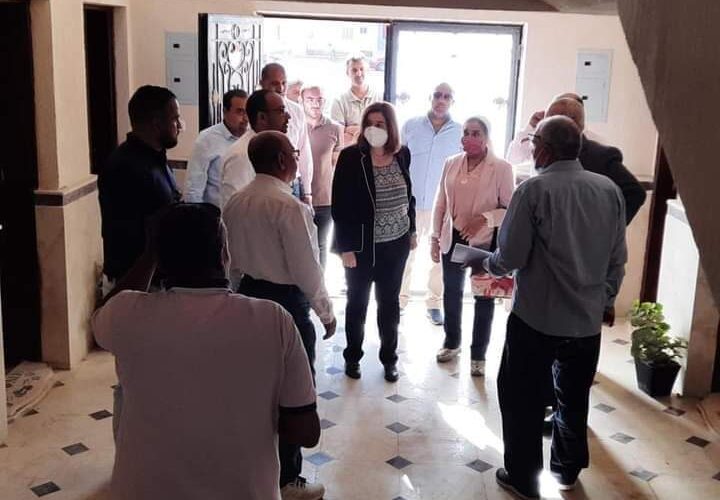مي عبدالحميد تتفقد مراحل تنفيذ وحدات ”سكن لكل المصريين“ بمدينة أكتوبر الجديدة