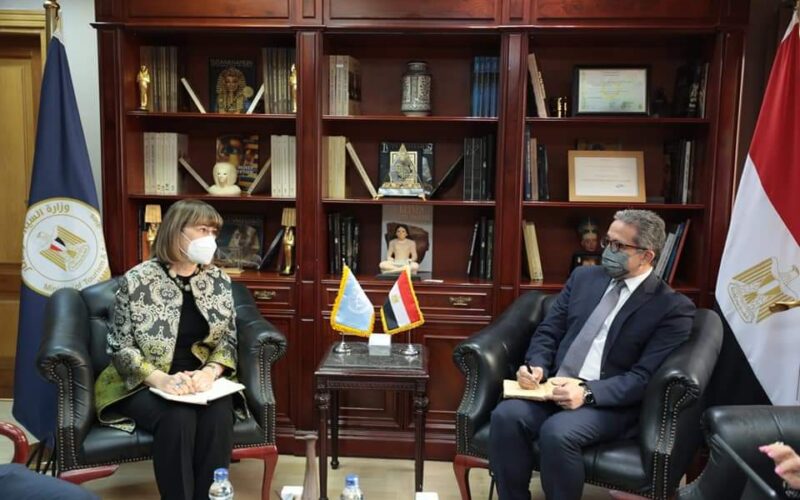 وزير السياحة يستقبل مُنسق الأمم المتحدة في مصر لبحث سبل التعاون المشترك في مجال السياحة والآثار