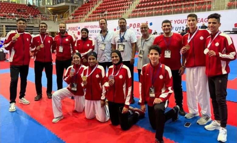 منتخب مصر للكاراتيه يفوز ببطوله أفريقيا ويحصد 15 ميدالية متنوعة