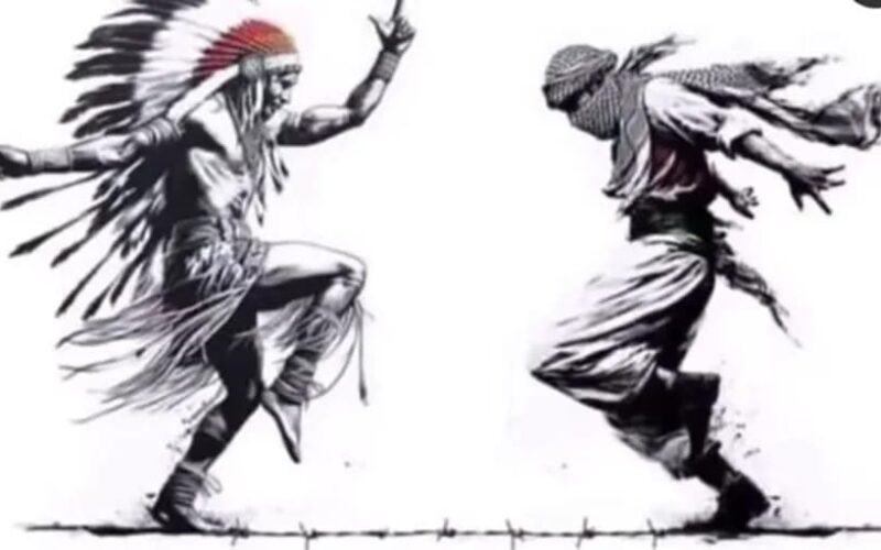 رقصة الحرية لأصحاب الأرض.. الدبكة الفلسطيني وحركات الهنود الحمر رمز للمقاومة ضد دموية المحتل
