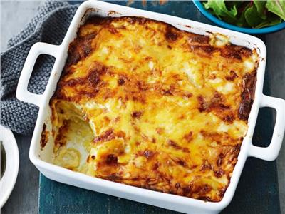  طريقة عمل بطاطس بيوريه بالبشاميل بدون لحمة