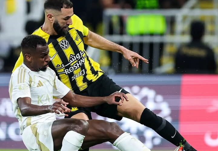 قاضية برجوين تحسم الدربي بين الاتحاد والنصر بهدفين لهدف